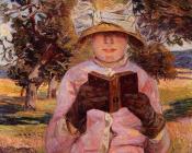 Madame Guillaumin Reading - 阿曼·吉约曼